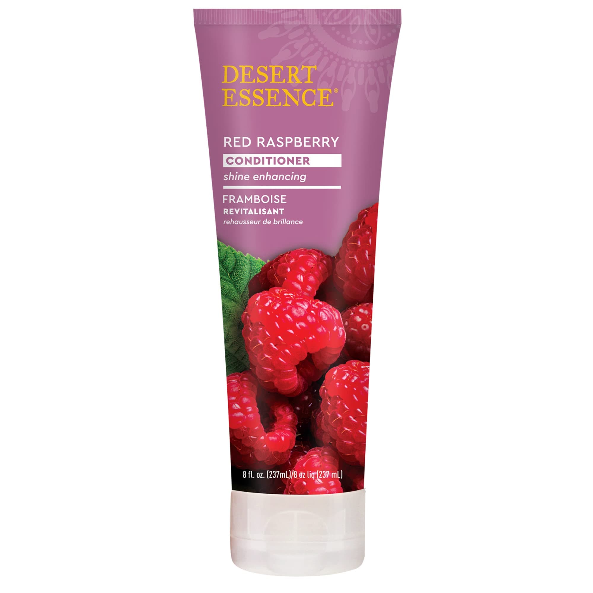Red Raspberry Conditioner - 8 Fl Ounce - Shine Enhancing - Vitamin A & C - Smooth & Silky - Strengthing - Shea Butter - Calcium & Magnesium - Vitamin B5