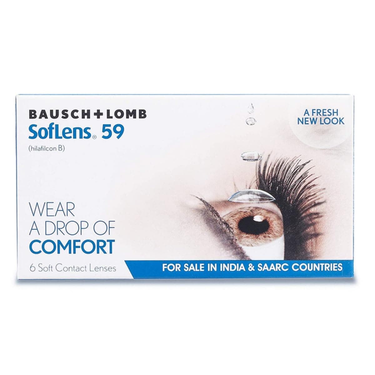 Bausch & Lomb Soflens 59 Monthly Contact Lens (-2.75, Clear, Pack of 6)