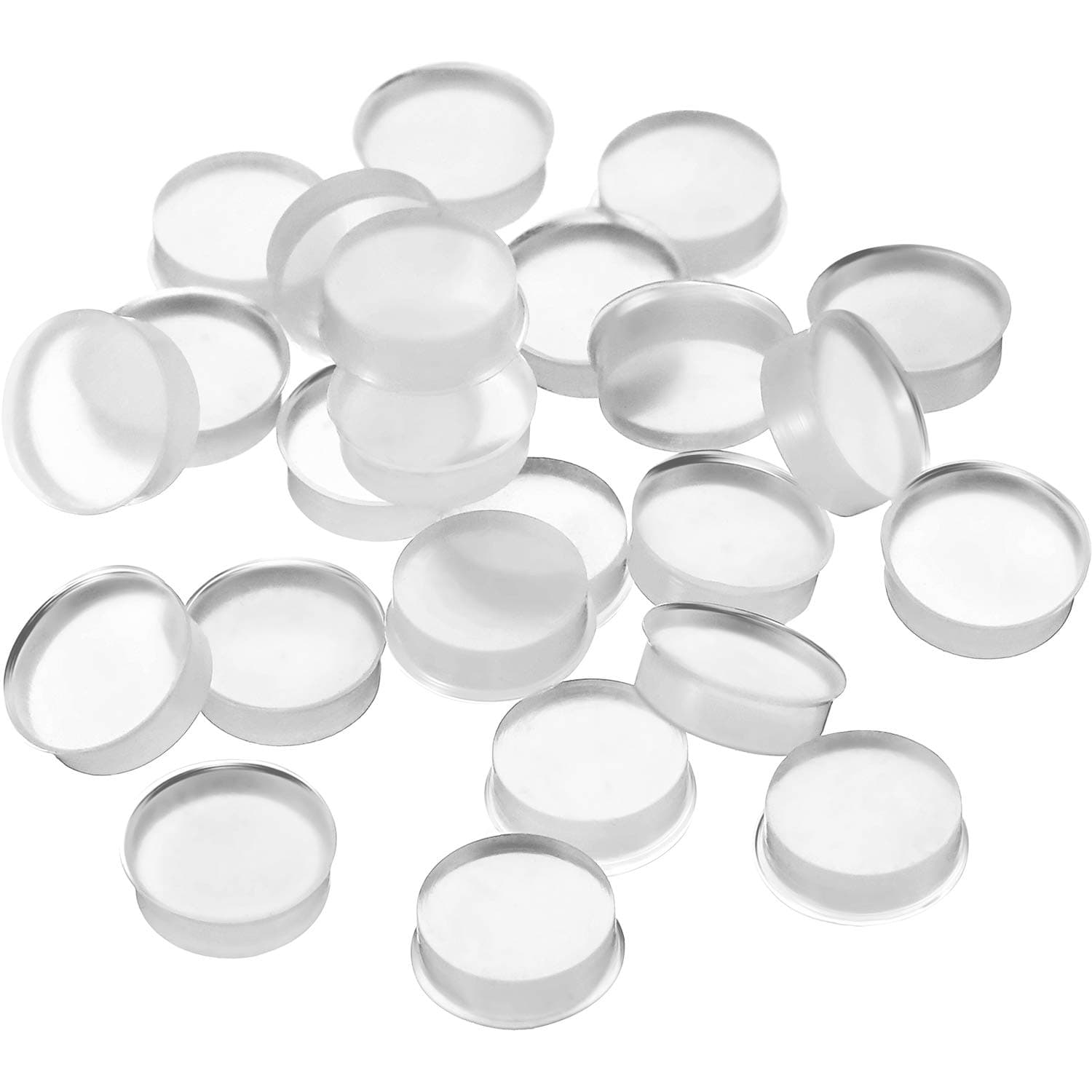 Leinuosen 24 Pcs Silicone Flute Plugs, 8 mm Soft Flute Hole Plug Key Cover for Most Brand