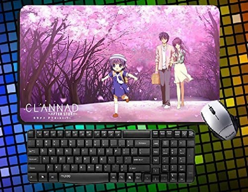 Clannad Kyou Fujibayashi Kotomi Ichinose Tomoyo Sakagami Ushio Okzaki Large Mouse Pad 60cmx35cm Anime Deska Pad Table Play Mat (07)