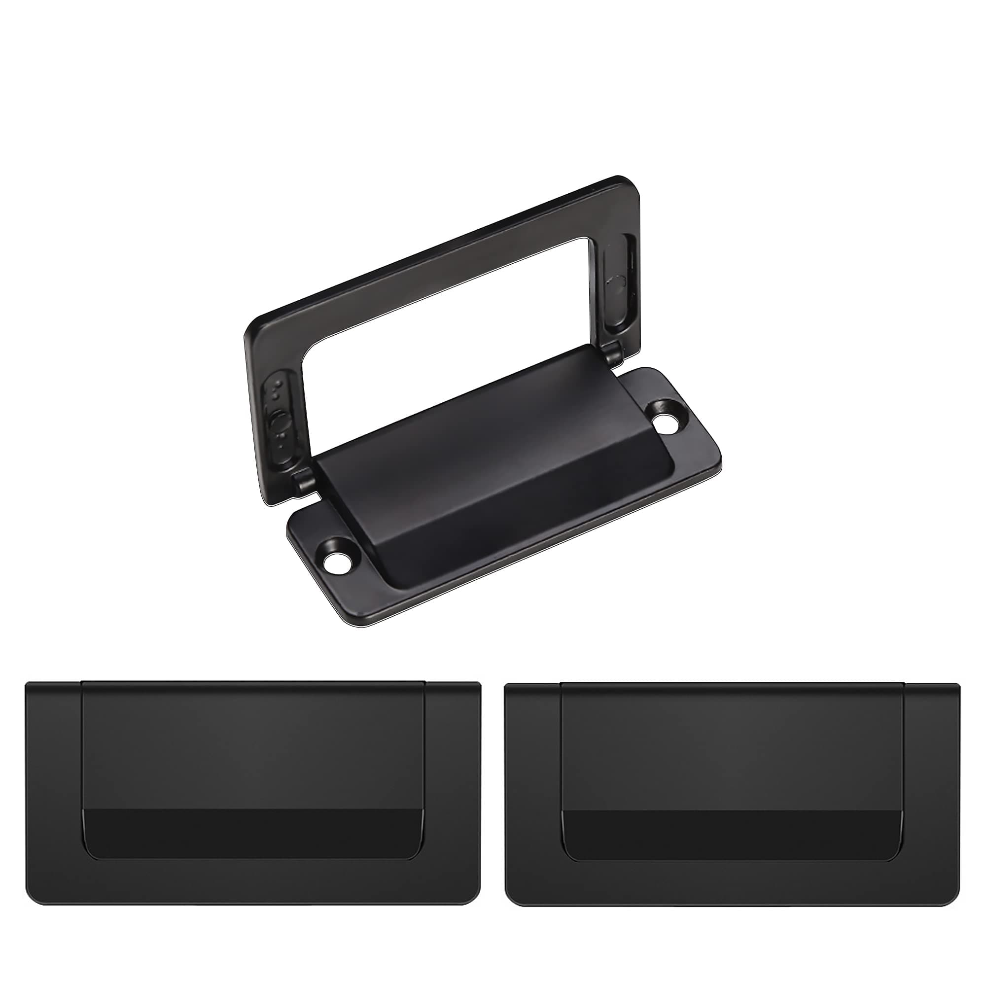 Common Metal pulls 3PCS Drawer Handle Pull,Hidden Furniture Handle,Cabinet Door Pull Ring Handles 2.9" with Screws for Kitchen, Living Room