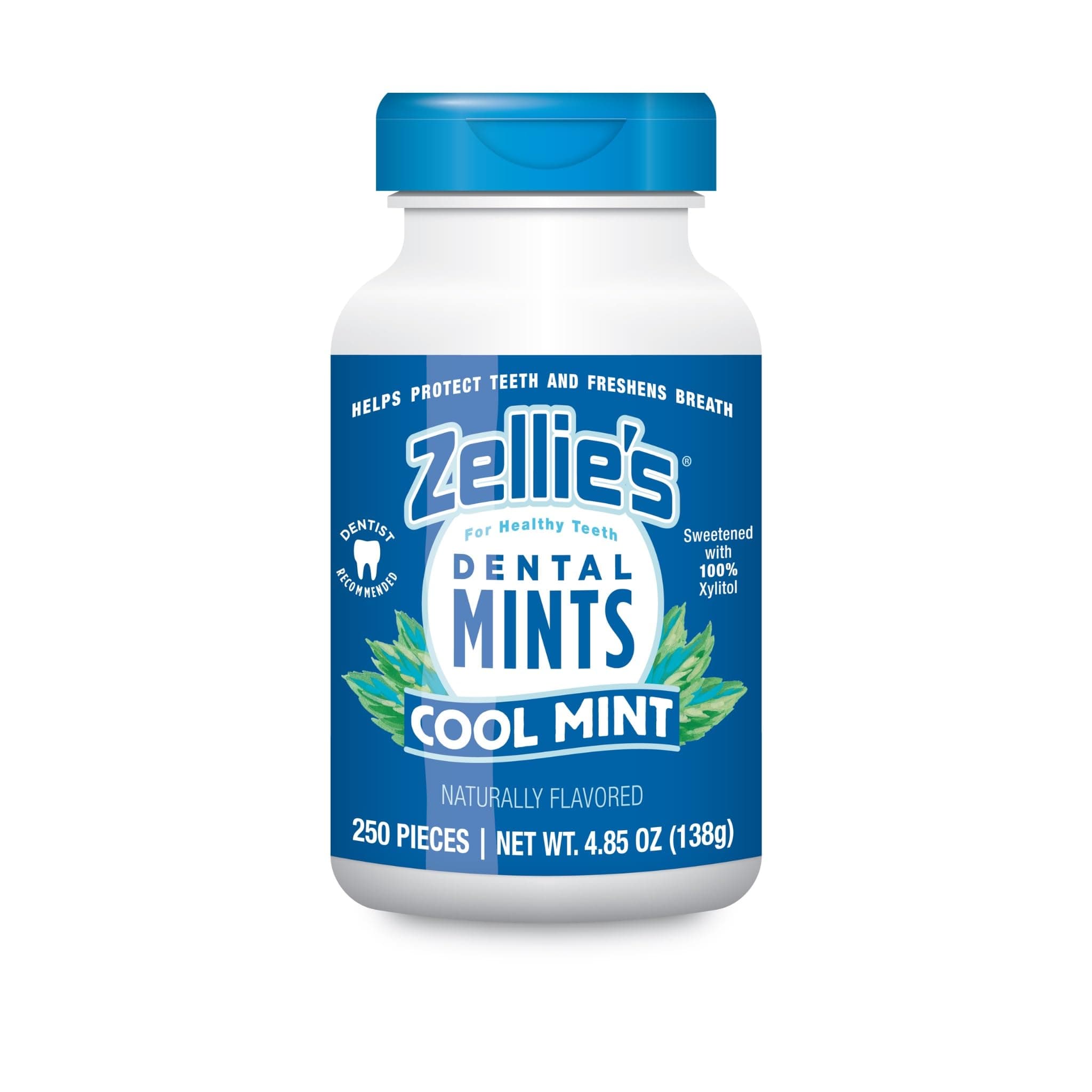 Zellies Cool Mint Mints, 250 count jar by Zellies
