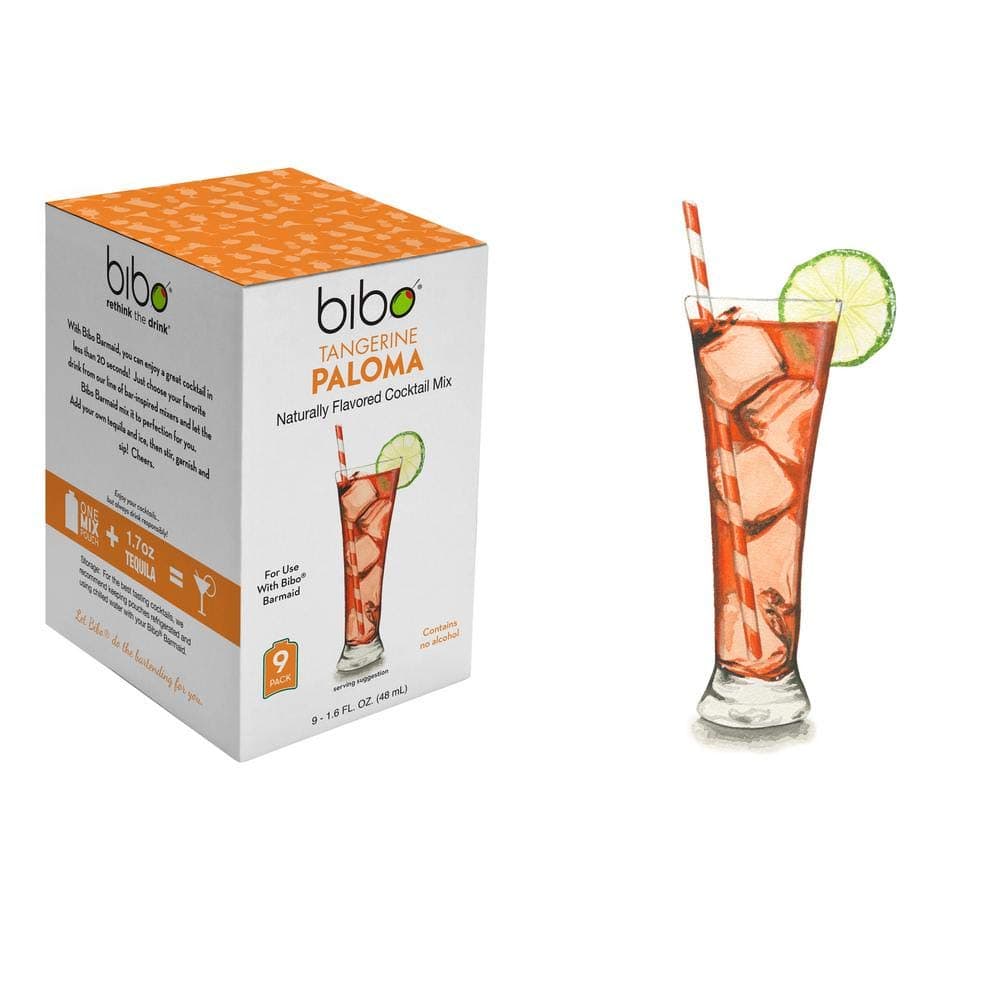 Bibo Tangerine Paloma 18-Count Cocktail Mix Pouches