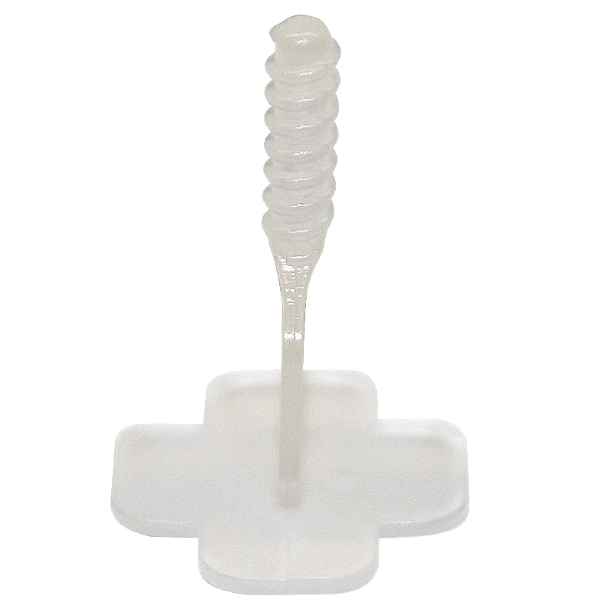 Karl DahmThreaded Tabs Base for 2 mm Joints, Pack of 250, Transparent I Threaded Base Tabs for Tile Levelling System I Easy Tiling with Professional Tiling Installation Aid I 12454