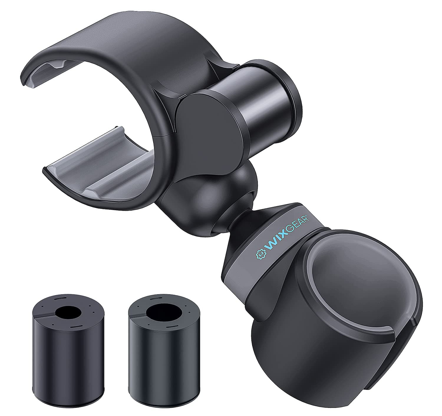 WixGear All in One Multifunctional Phone Mount Pole Mount Bike Mount, Desk Mount, Shelf Mount, Air Vent Mount, Driver Mount, Headrest Mount, Stroller Mount, Desk Mount Simple One Mount for Everywhere