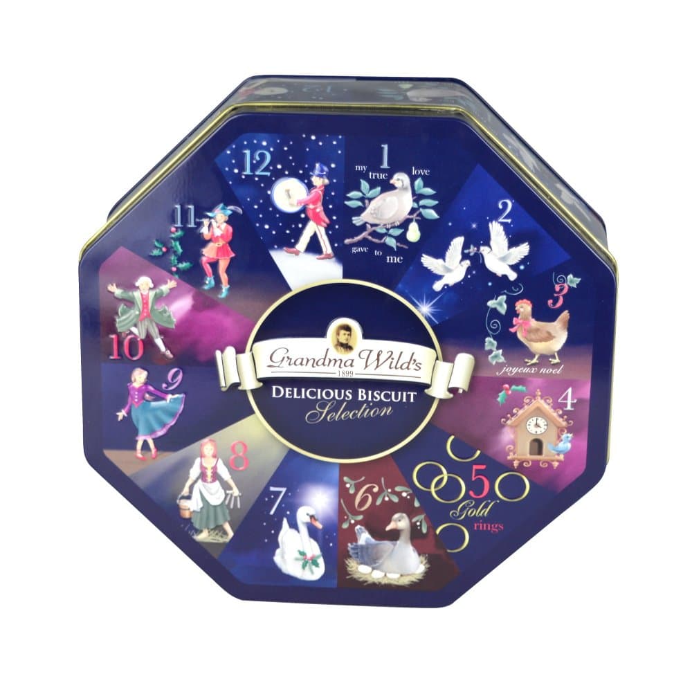 Grandma Wild's 12 days of christmas biscuit selection 300g