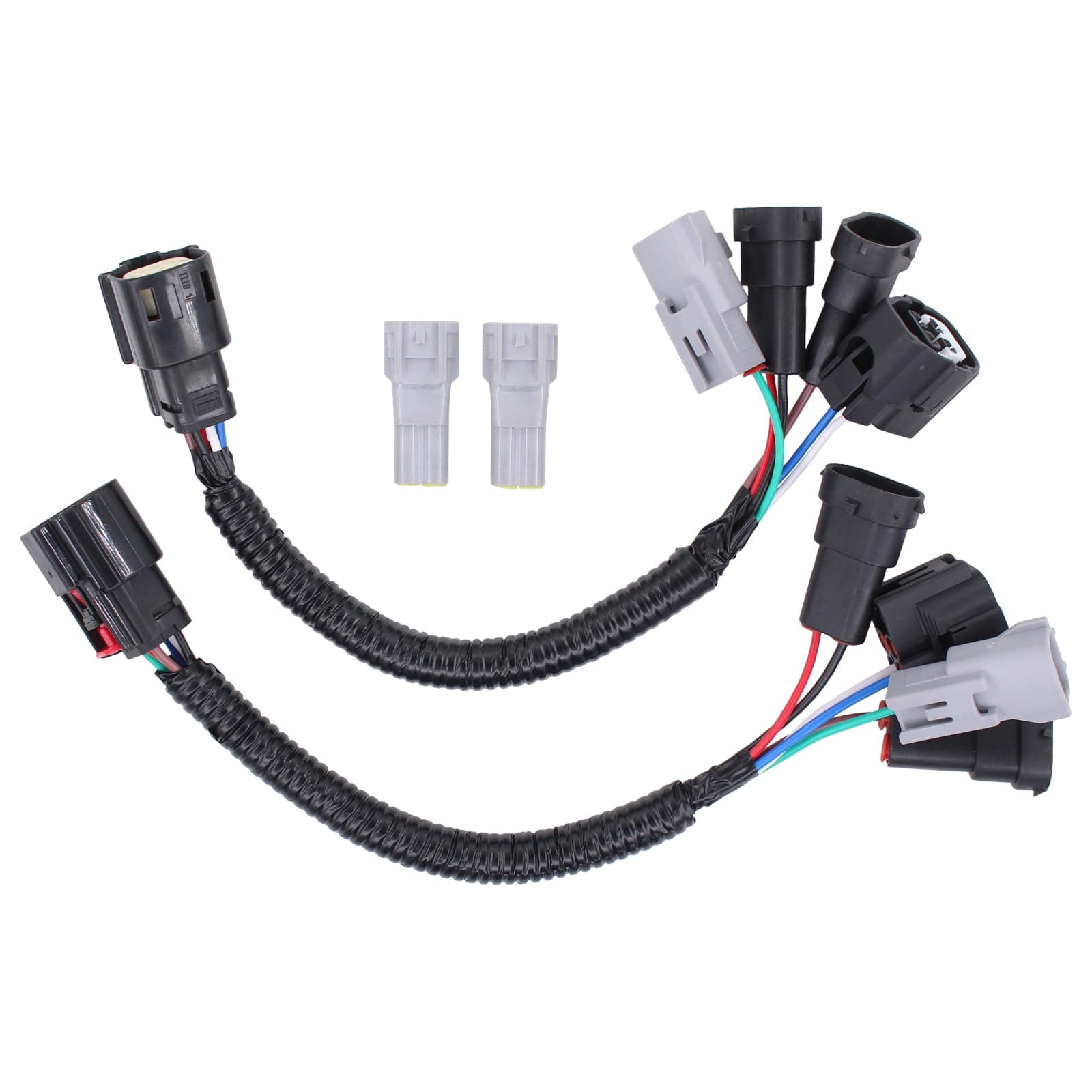 MOTOKU Left and Right Headlight Conversion Pigtail Connectors Wiring Harness Plug and Play Adapters for Toyota Tacoma 2016 2017 2018 2019 2020 Full LED Headlights