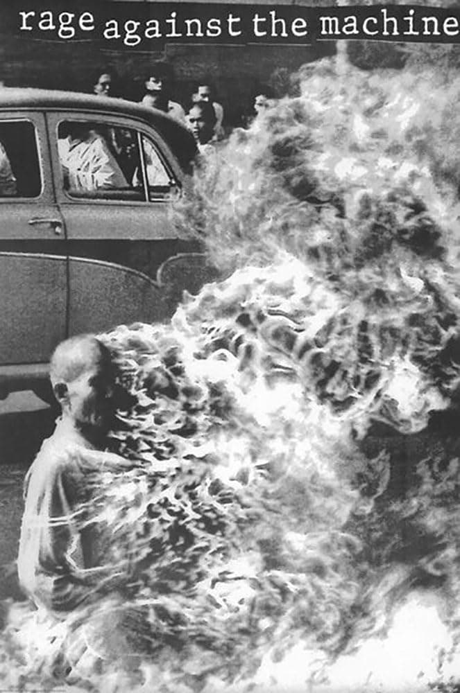 Officially Licensed Rage Against The Machine First Album Cover 24 x 36 Inch Poster - Decorative Print - Poster Paper - Ready to Frame