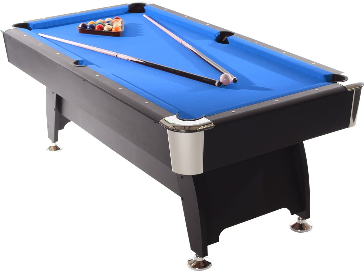 Strikeworth Pro American Deluxe 6ft Pool Table with Blue Cloth