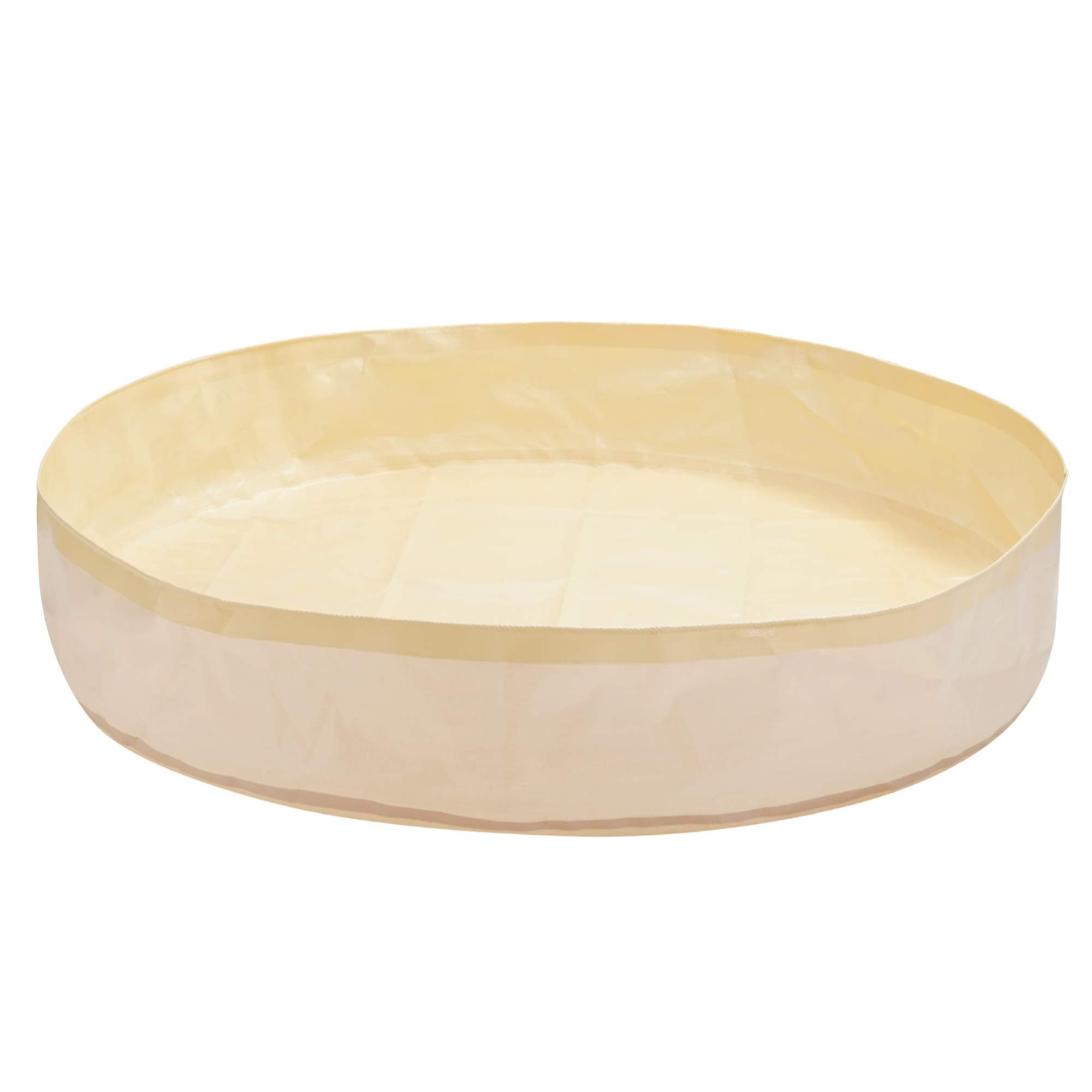 BLUETREE Sensory and Messy Play Mat for Toddlers, Infants and Kids, Safe, Waterproof, Double-Sided and Durable, Play Yard 51"x51"x7.9" Ivory and Gray