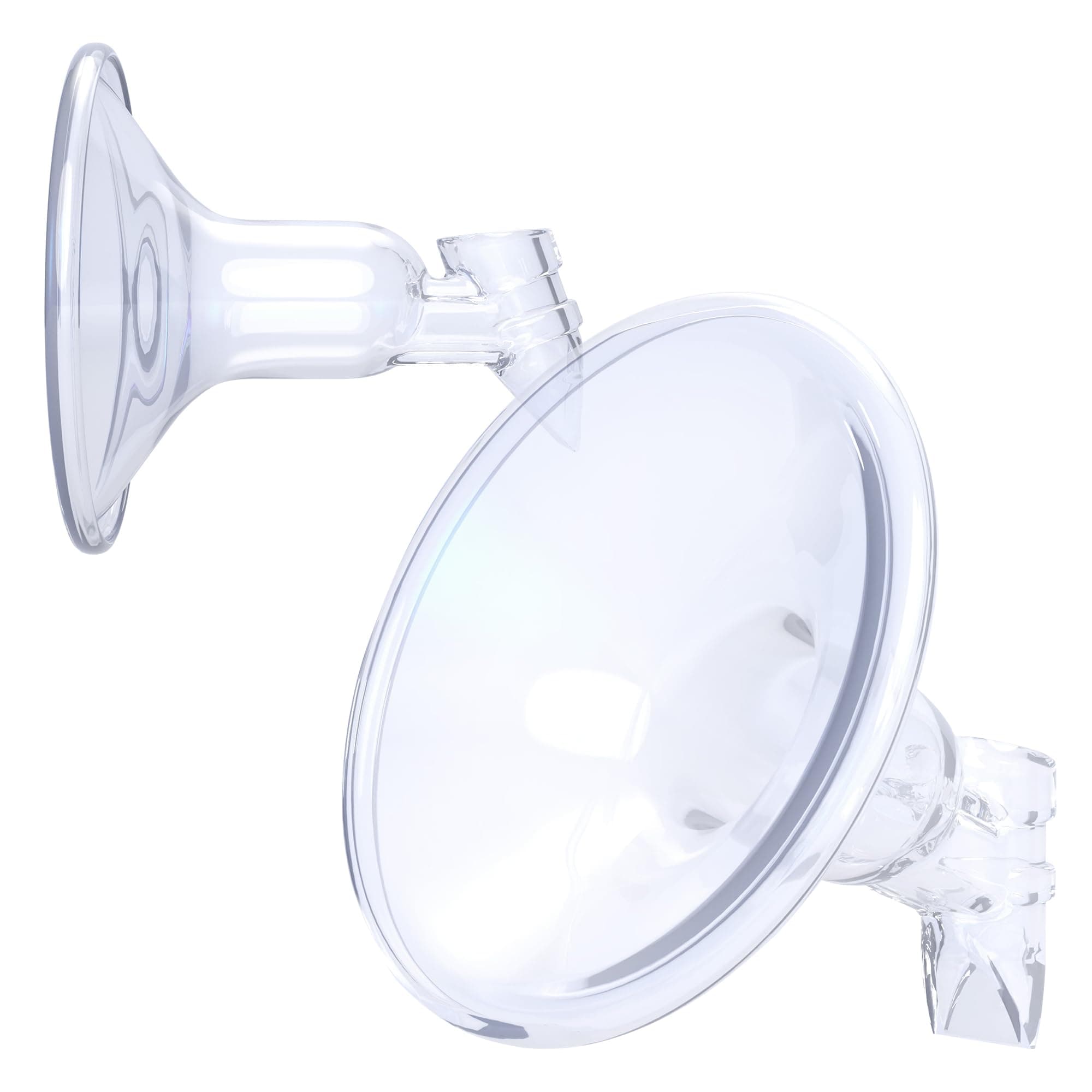 360 Fit Silicone Flange Insert with Duckbill Valve - Works with Idaho Jones, Pumpables Genie Advanced, Legendairy Milk Duette Breast Pumps, Liquid Shield Replacement - 21 mm