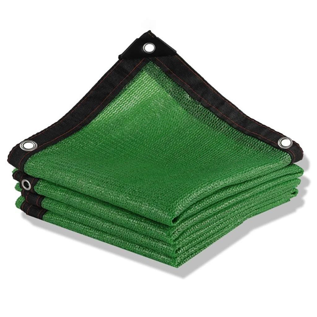 Sun Shade Cloth 70-80% Sunblock Green Greenhouse Shade Net UV Block Shade Tarp with Reinforced Grommets,for Garden Plants (Color : Green, Size : 6.6ft*13.1ft)