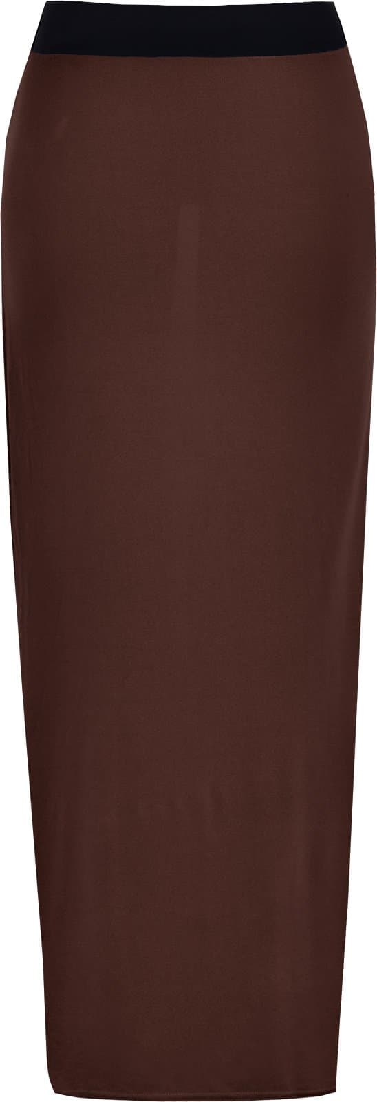 Ladies Elasticated Full Length Stretchy Jersey Womens Plain Maxi Skirt