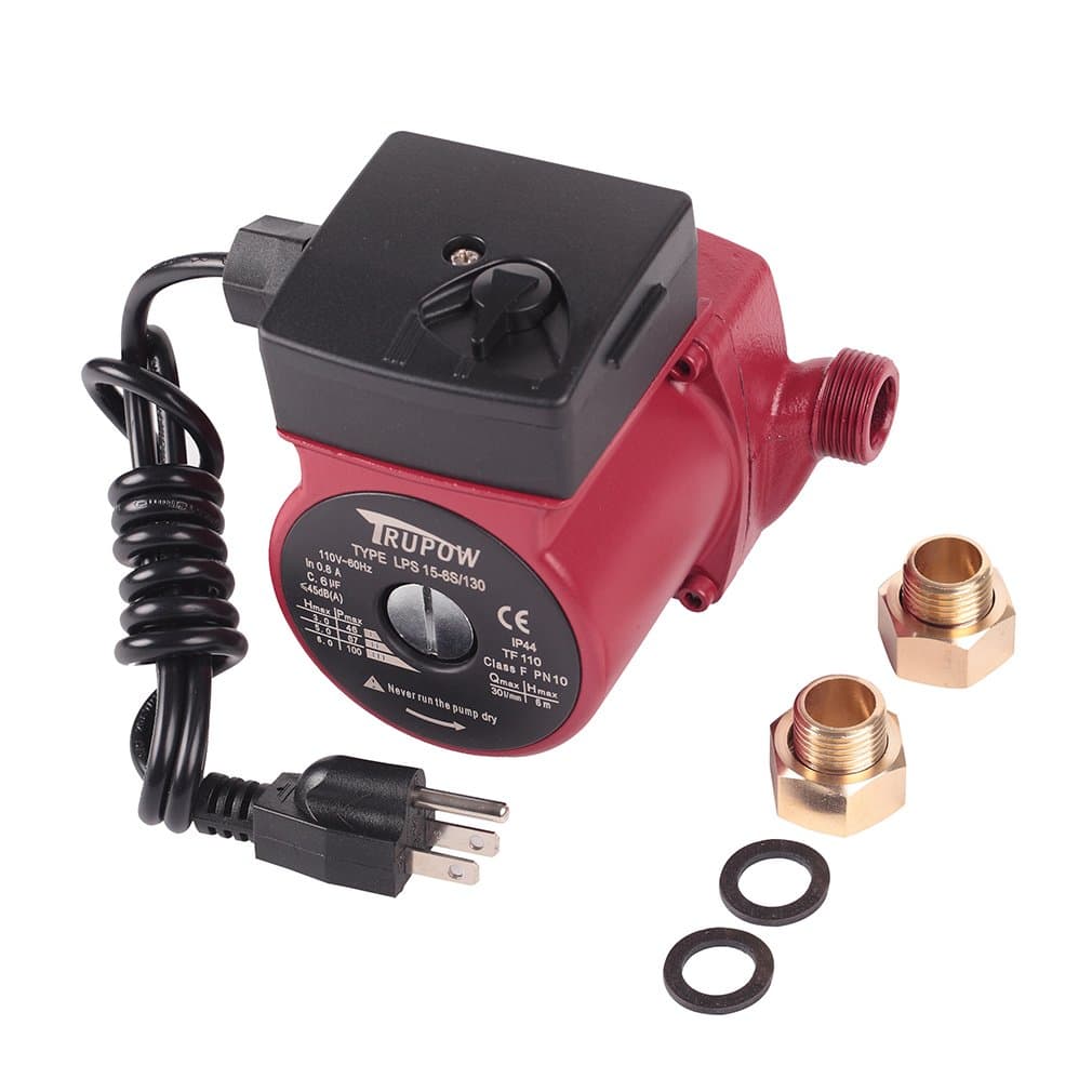 3/4" NPT 110V Hot Water 3-Speed Circulation Pump Circulator Pump