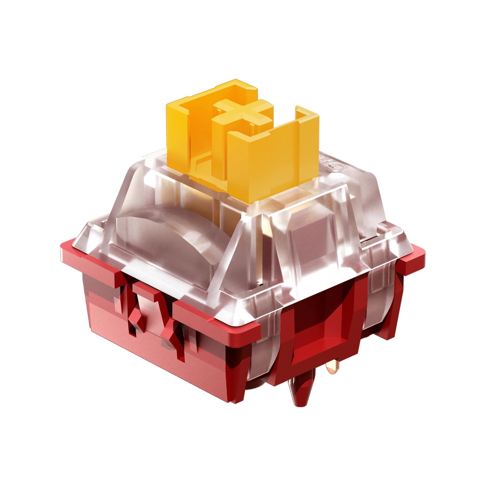 GK GAMAKAY Silent Linear Mechanical Keyboard Switch 35pcs/pack GamaKay Phoenix Switch 3 Pin Lubricated Switch for DIY Mechanical Gaming Keyboard (Phoenix Switch-35pcs)