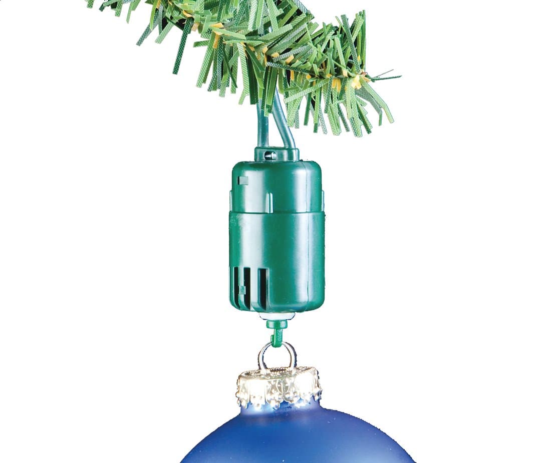 Roman Lights Ornamotor II Revolving Ornament Hook, Plugs Into Tree Light Plug