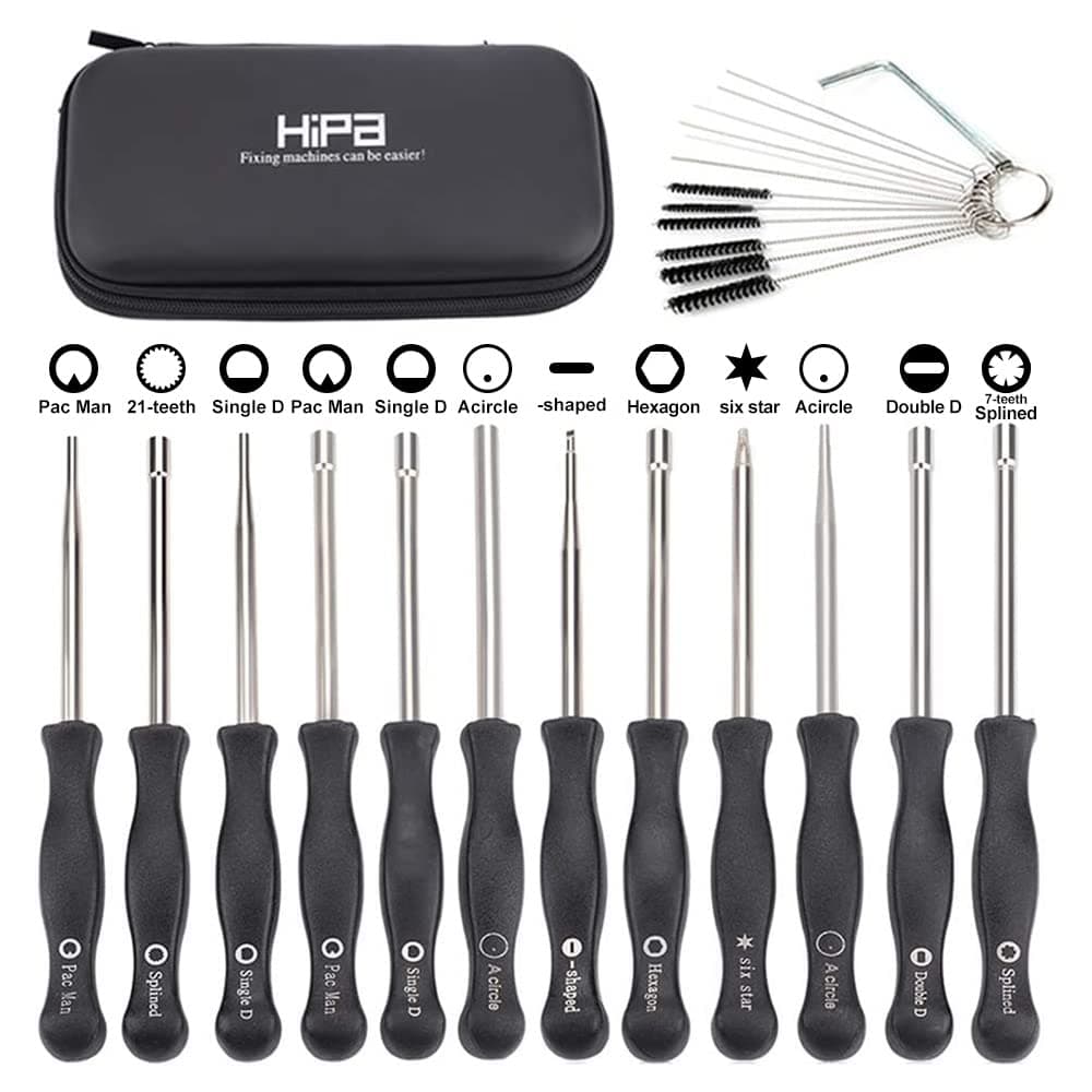 HIPA Pack-of-12 Carburetor Adjustment Tool Carburator Adjusting Kit for 2-Cycle Small Engine for Poulan Husqvarna STHIL ECHO Trimmer Weedeater Chainsaw