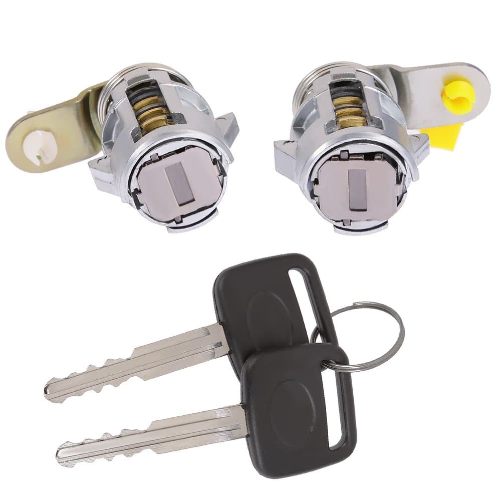 Door Lock Set w/Key (L&R) Replacement for Toyota 4runner 89-98 for Toyota Pickup 89-95