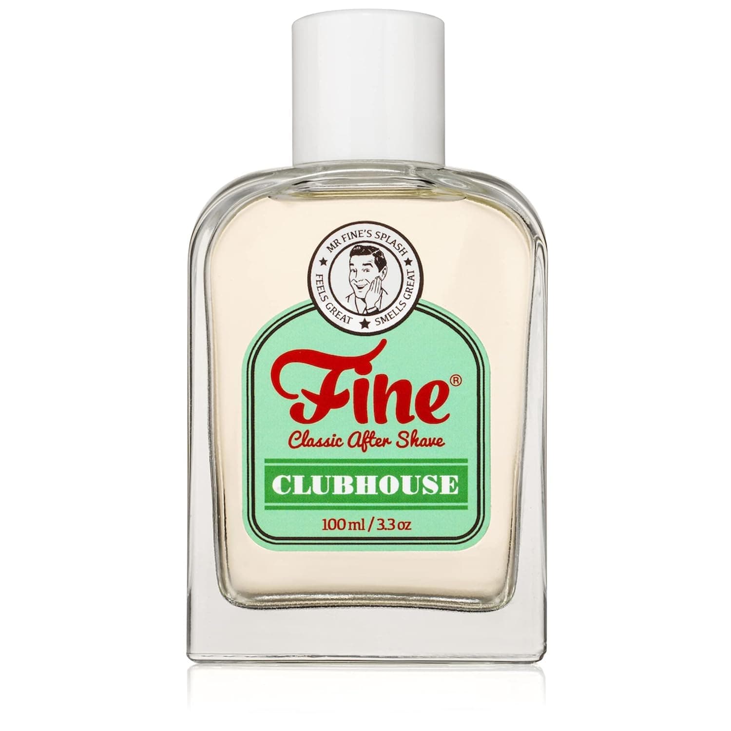 Fine Men's Aftershave - Clubhouse Classic Fragrance, Soothing & Toning Post Shave Balm, Calms Razor Burn, Classic Barbershop Feel, Alcohol-Based Formula, Gentle for All Skin Types, 100ml