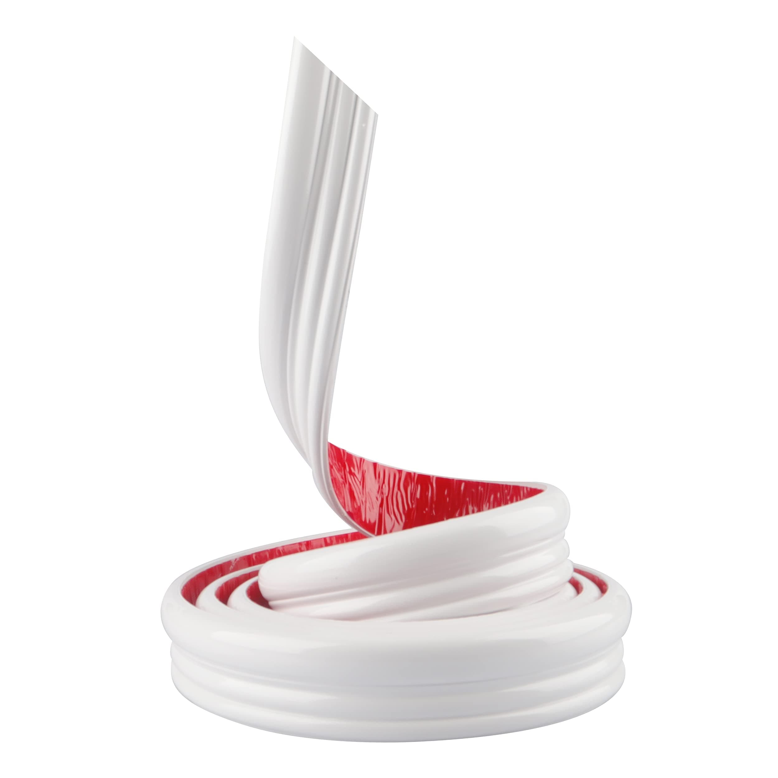 Waterproof Peel and Stick Molding - Flexible Molding Trim (9.8ft Long x 1.96” Wide x .5” Thick) - Wall Trim for Home Decor - Crown Molding or Ceiling Molding - Home Decorative Border for Home