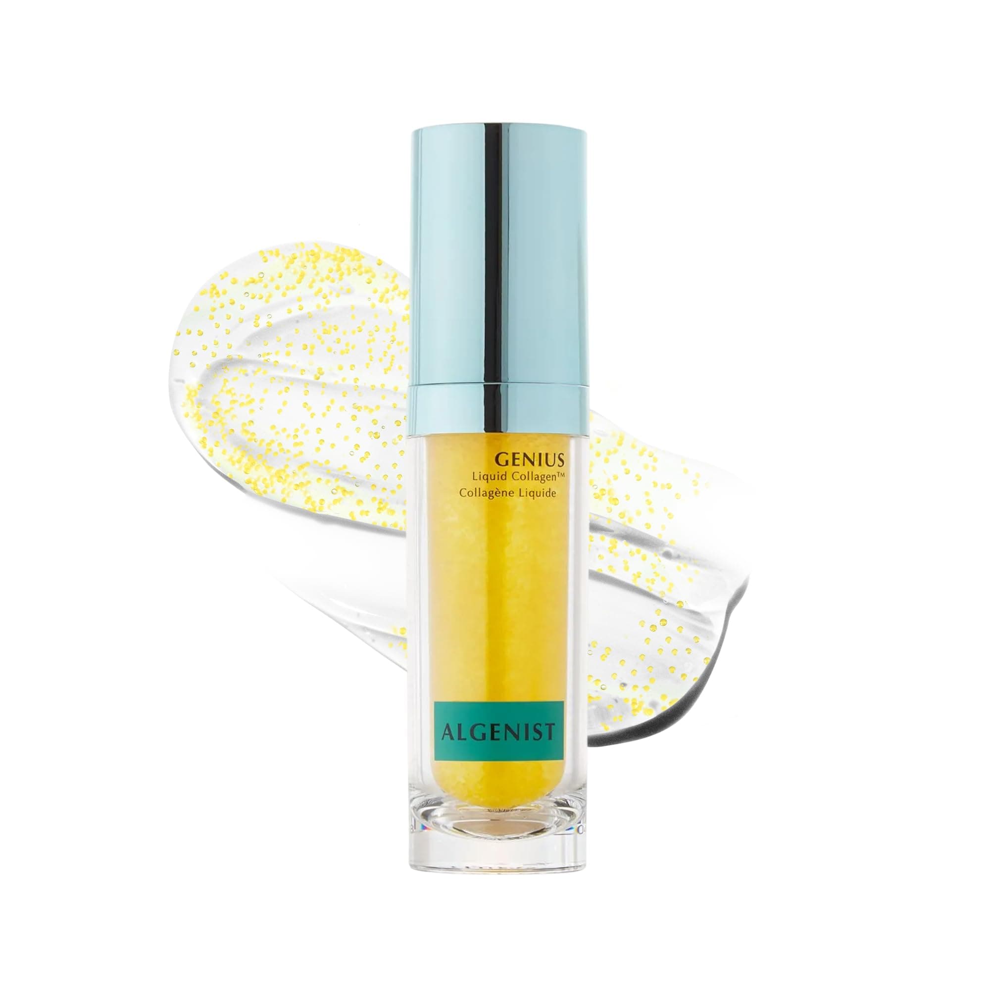 GENIUS Super Size Liquid Collagen - Vegan, Plant-Based Collagen Dropper with Vitamin E & Omega 3, 6 & 9 - Active Anti-Aging Formula - Non-Comedogenic & Hypoallergenic Skincare (60ml)