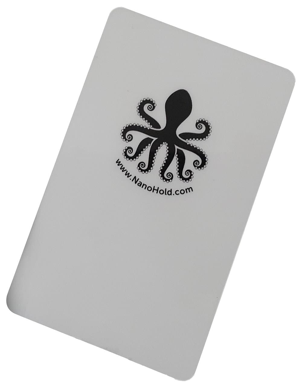 NanoHold Mobile Device/Credit-Card-Sized Suction Phone Holder, Home Or Car Ready, Durable and Capable of Holding 100X Own Weight