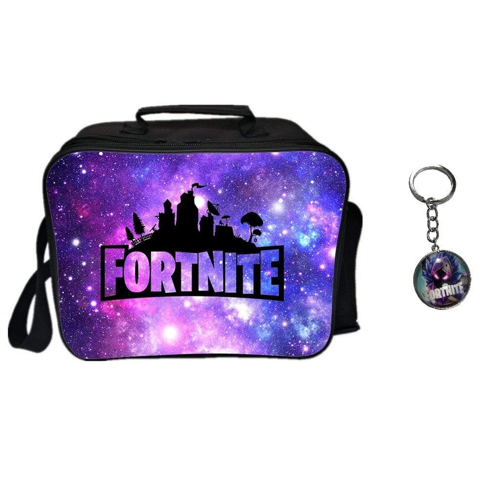 Fortnite Lunch Box Unique Series Lunch Bag Blue Starry Sky