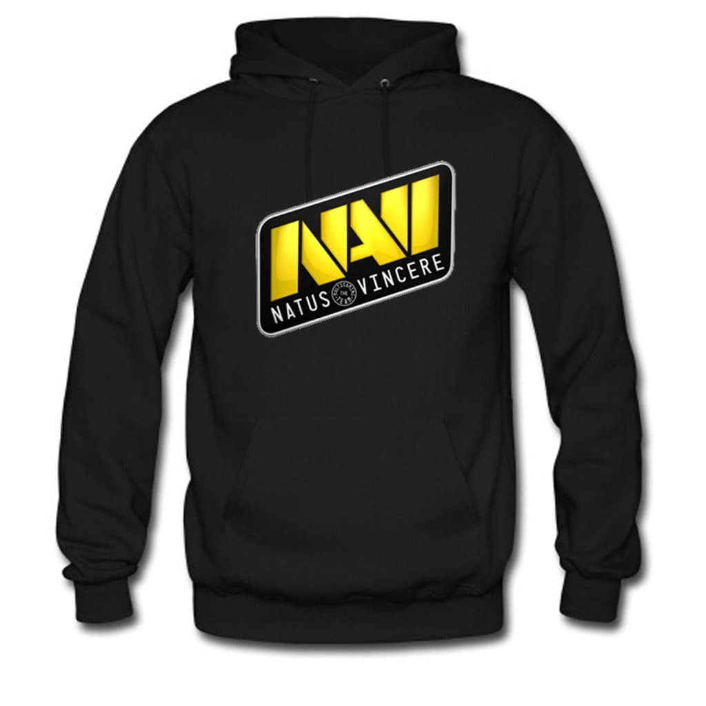 Nesth Custom Dota 2 NAVI The Alliance Team Men's pullover hoodie Workout Hoodie Running Hoodie M Black