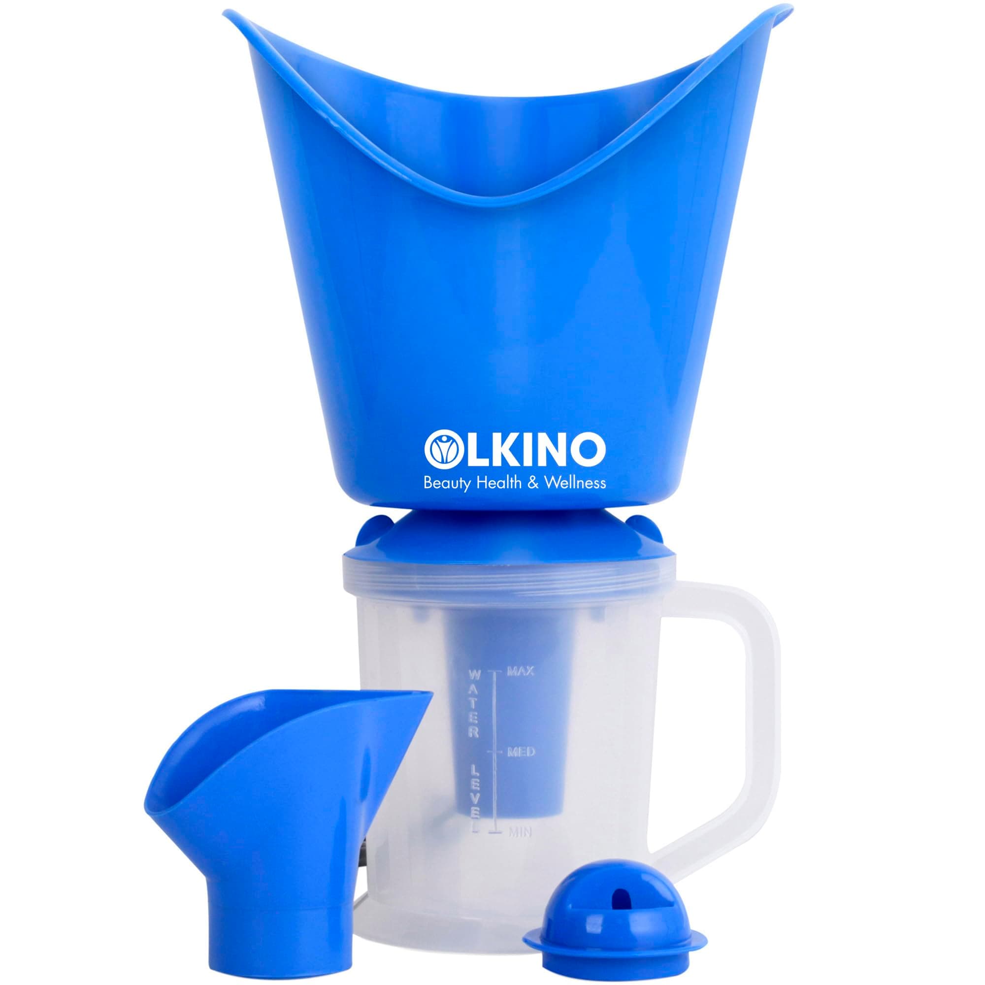 3 in 1 vaporizer, steamer for face steam, steamer for cold and cough (Blue)