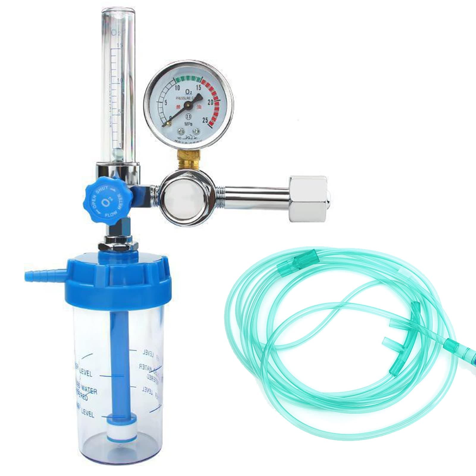 YH.YX11A Buoy Type Oxygen Inhalator Absorber Flow Meter Pressure Gauge Reducing Valve Regulator G5/8 BSPP