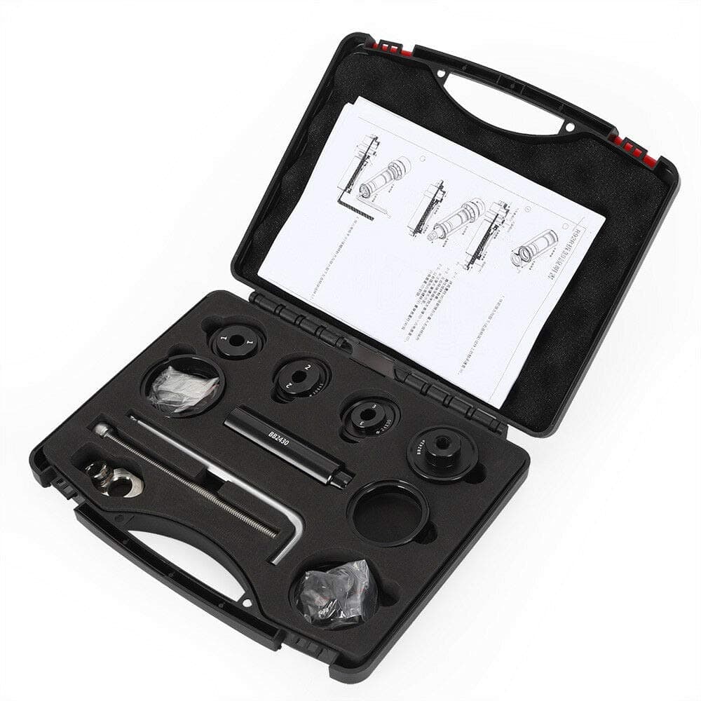 Bicycle Bottom Bracket Tool, Bicycle Center Shaft Installation/Removal Bearing Press BB Axis Bearing Installation Tool Set for PF30 R30 BB30 BB86 BB91 BB92