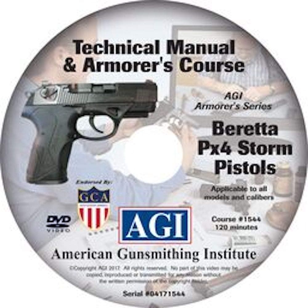 Armorer’s Course Video on DVD for Beretta PX4 Storm Pistol - Technical Instructions for Disassembly, Cleaning, Reassembly and More