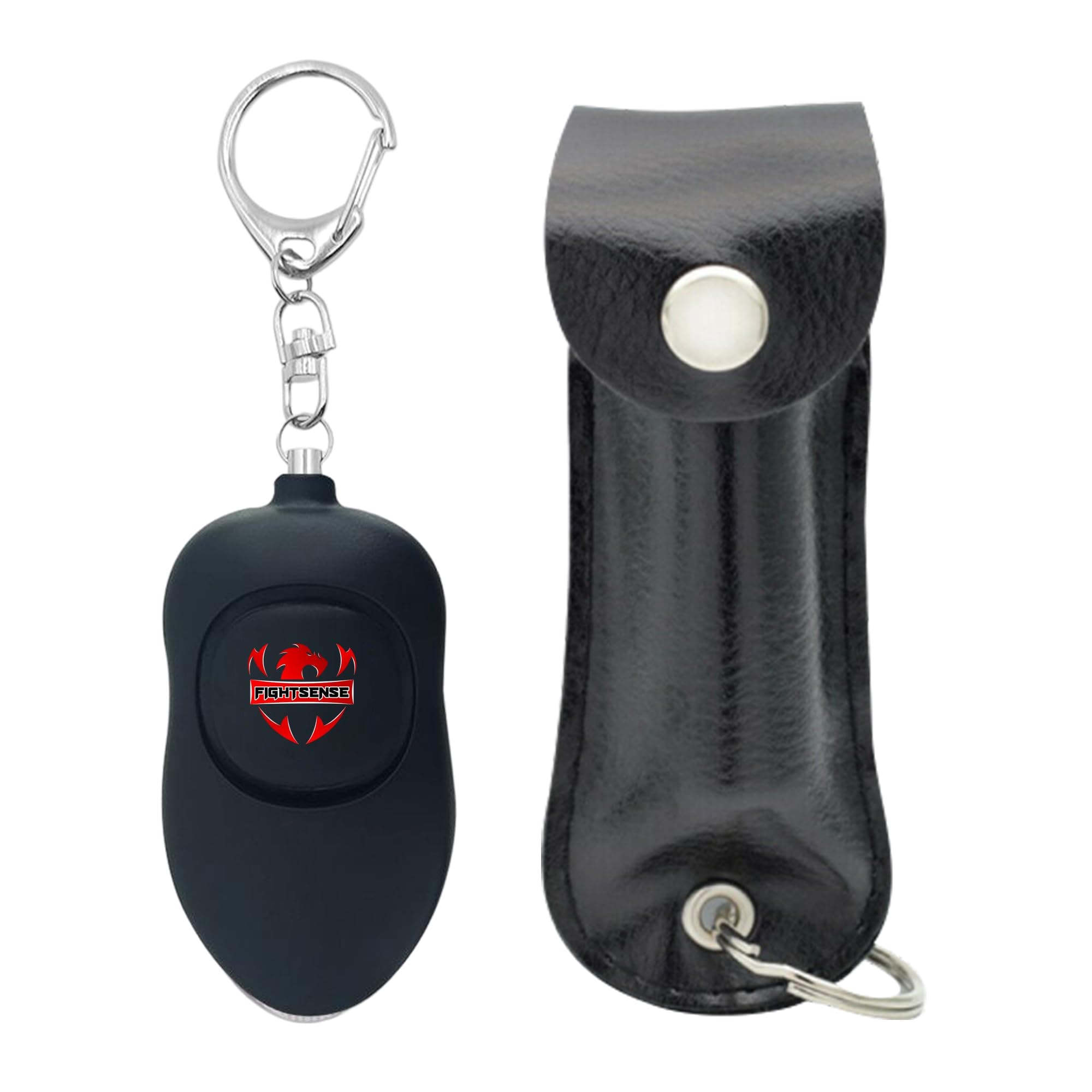 Fightsense Self Defense Pepper Spray and Personal Safety Alarm Combo Pack for Women Self Defense, 130db Loud Siren with LED Flashlight for Women,Children, Elders