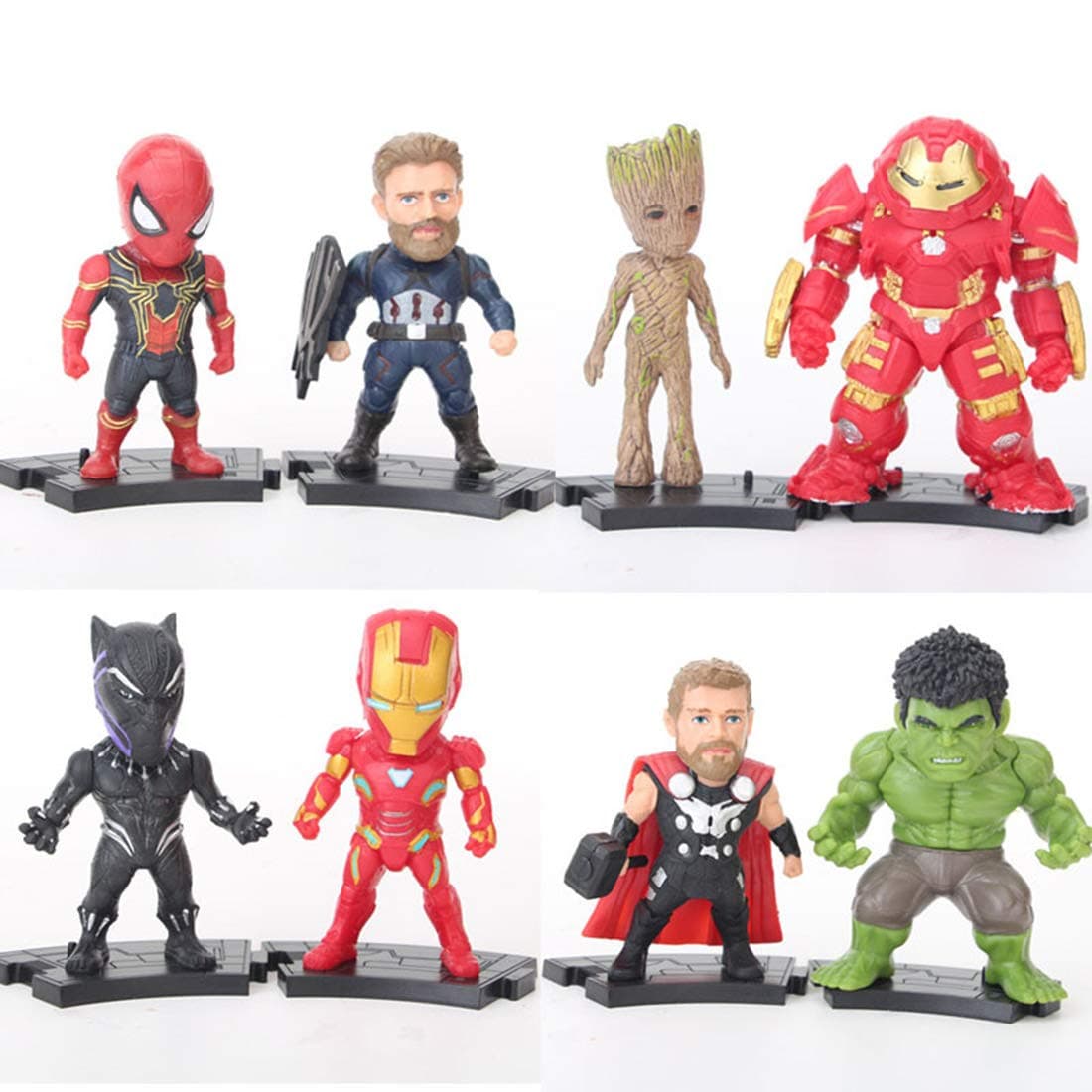 ATII Super Hero Adventures Ultimate Super Hero Set, 16 Figures from Avengers (Avengers: Infinity War)
