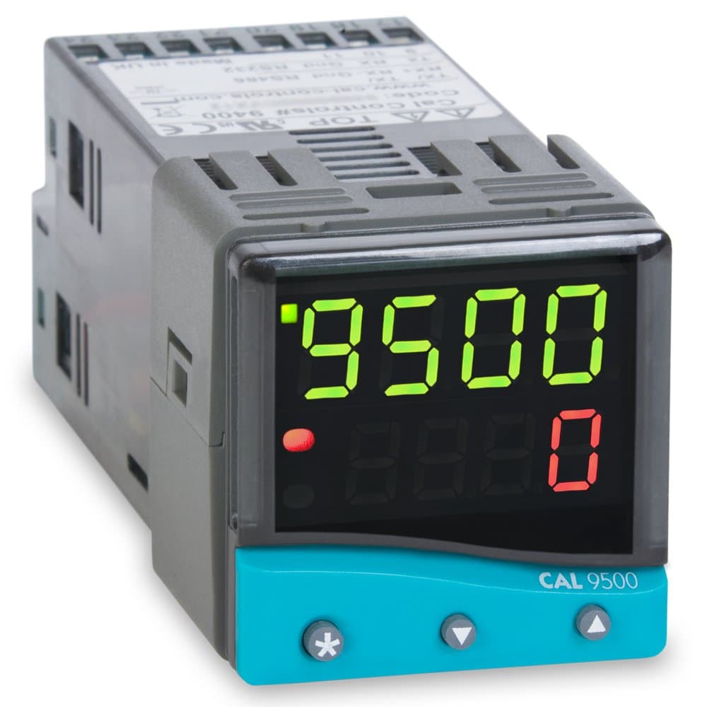 95001PA400 CAL 9500P Series 1/16 DIN Profiling Temperature Controller, 100 to 240 VAC, SSR Driver and Two Relay Outputs, RS485 MODBUS RTU Communications