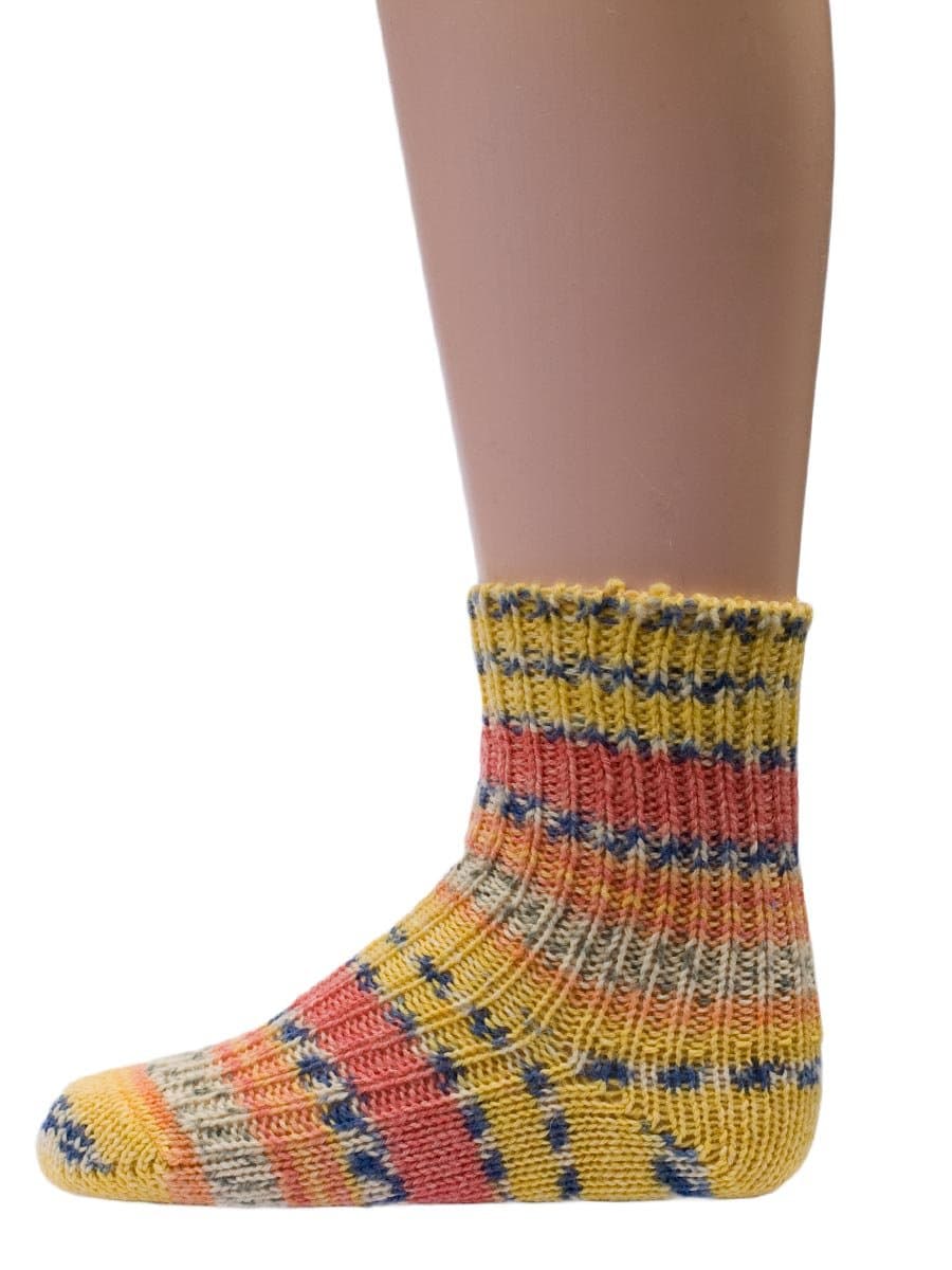 Hirsch Natur, Multi-Coloured Baby and Toddler Socks, 100% Wool