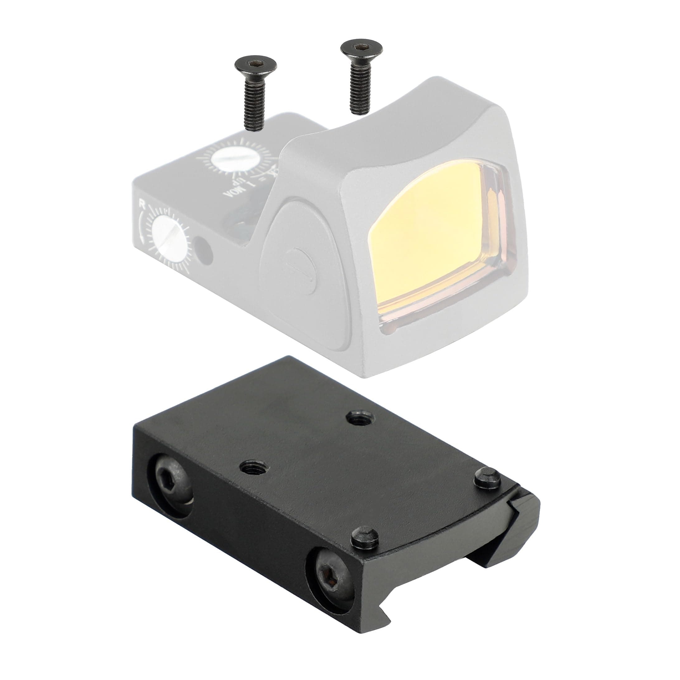 ohhunt Ruggedized Miniature Red Dot Reflex Low Picatinny Mount for RMR and SRO