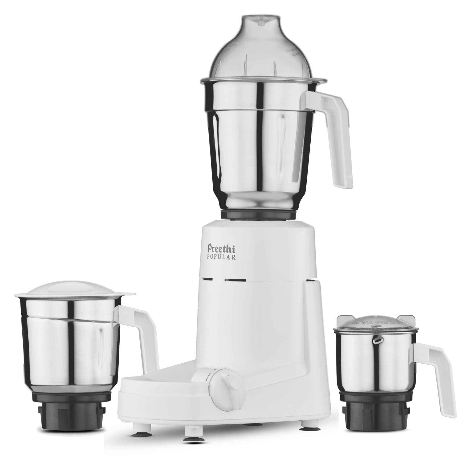 Popular MG 142 750-Watt Mixer Grinder with 3 Jars - White