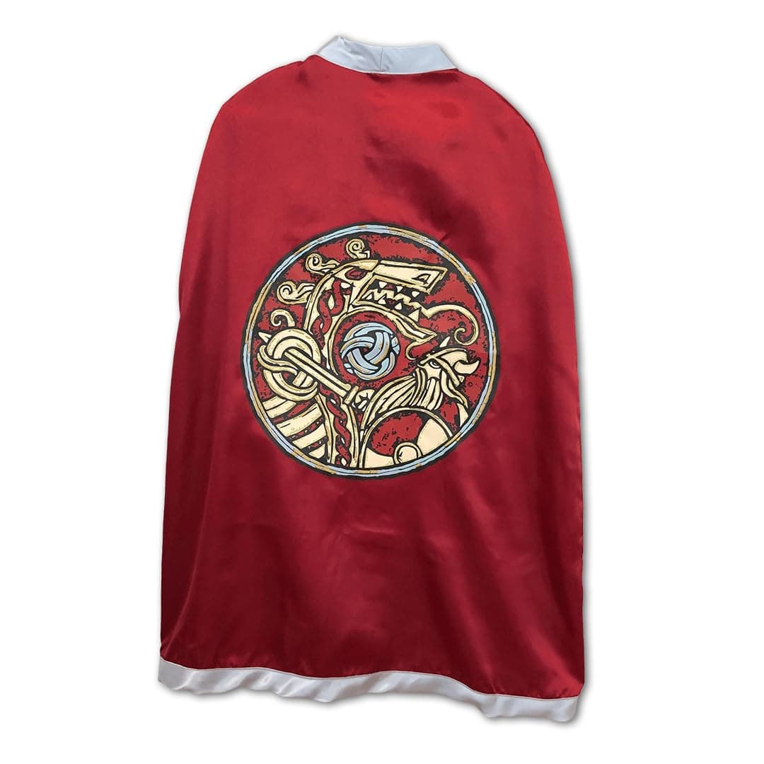 Liontouch - Viking Cape | for Kids Aged 3-8 Years - One Size Fits All | Chief Harald’s Medieval Viking Cloak for Little Warriors & Berserkers’ Pretend Play | Dress Up & Costumes for Boys
