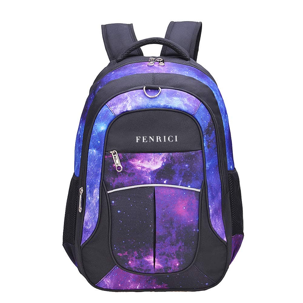 Large Kids Backpack for Boys, Girls, 18 Inch Book Bags, 10 Compartments, 360° Laptop Protection