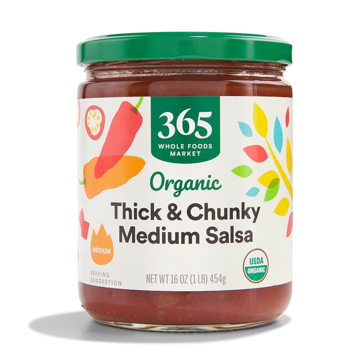 365 by Whole Foods Market, Organic Thick & Chunky Medium Salsa, 16 OZ