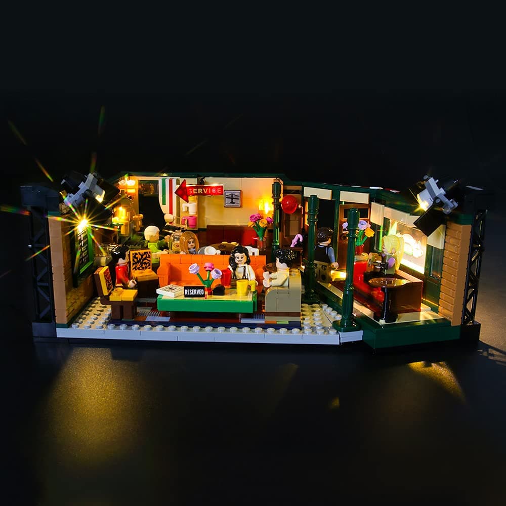 LED Light Kit for Ideas Friends The Television Series Central Perk - Compatible with Lego 21319 Building Blocks (Lego Set Not Included)
