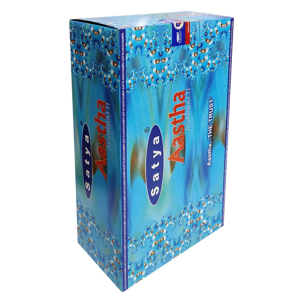 Aastha Incense Sticks and Incense Stick Holder Bundle Insence Insense Satya
