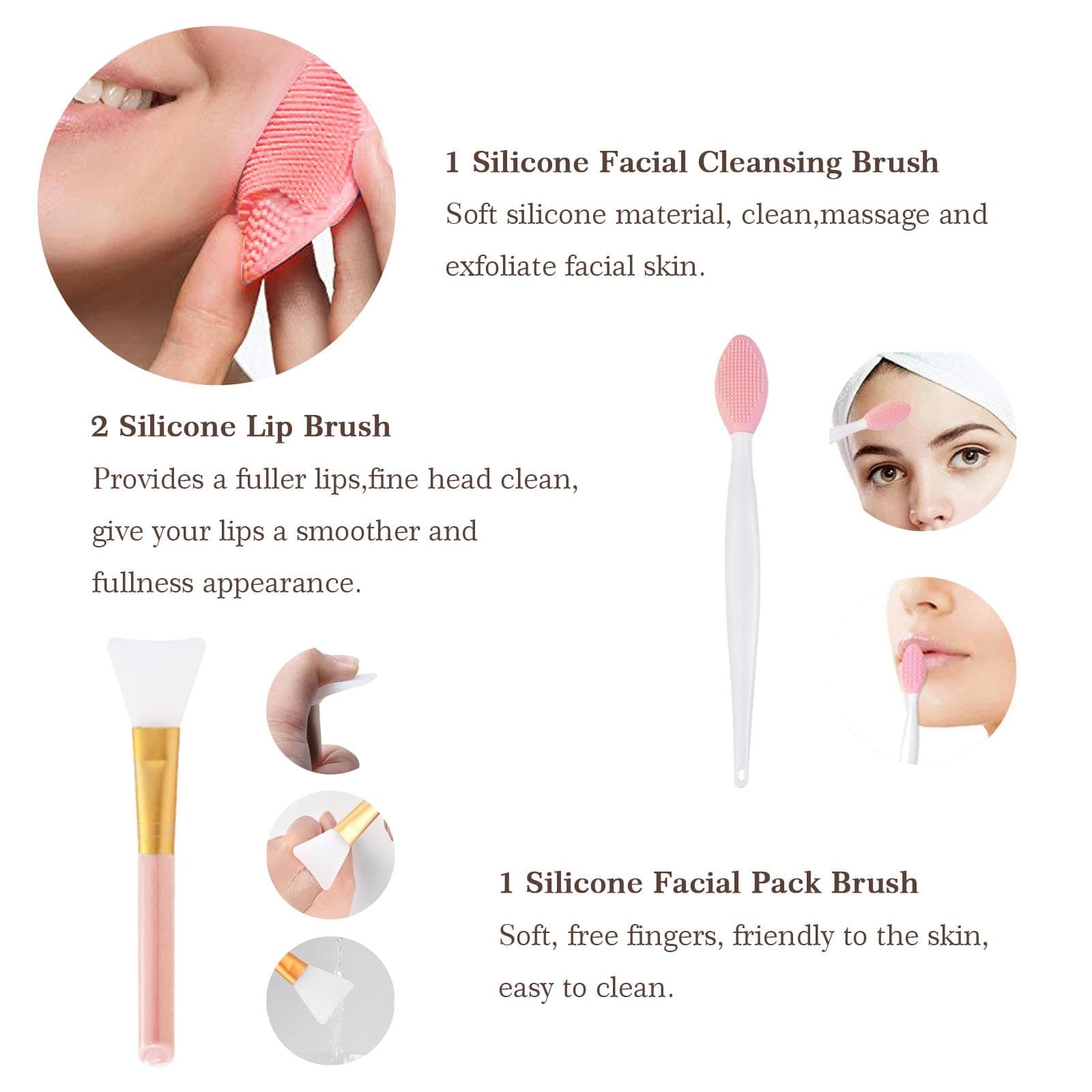 Koccido Makeup Brushes 22 Pcs Makeup Kit,Foundation Brush Eyeshadow Brush Make up Brushes Set (Pink, 22 Piece Set Large)