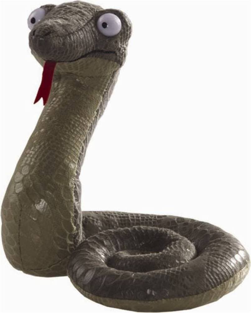Aurora,12876, Gruffalo Snake, 7In, Soft Toy, Green
