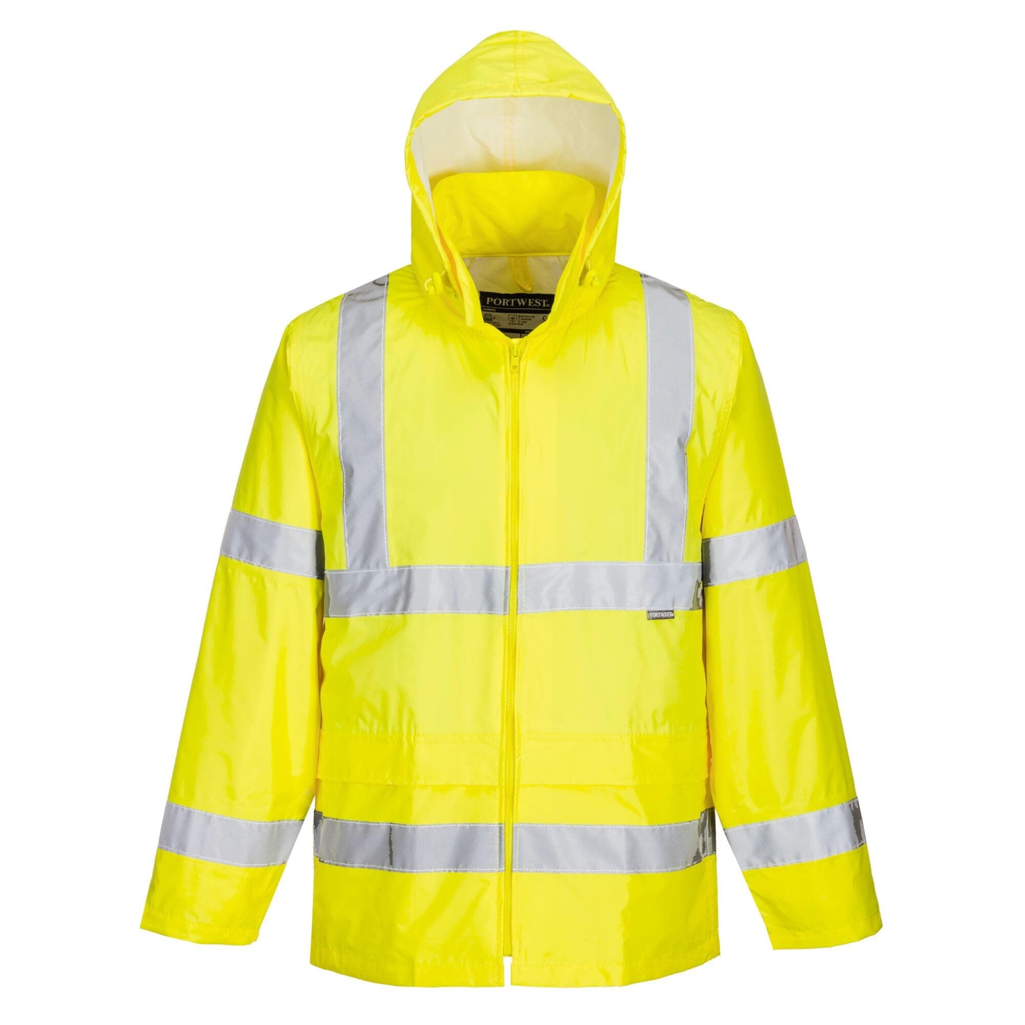 UH440 Men's Lightweight Waterproof Hi Vis Reflective Rain Jacket