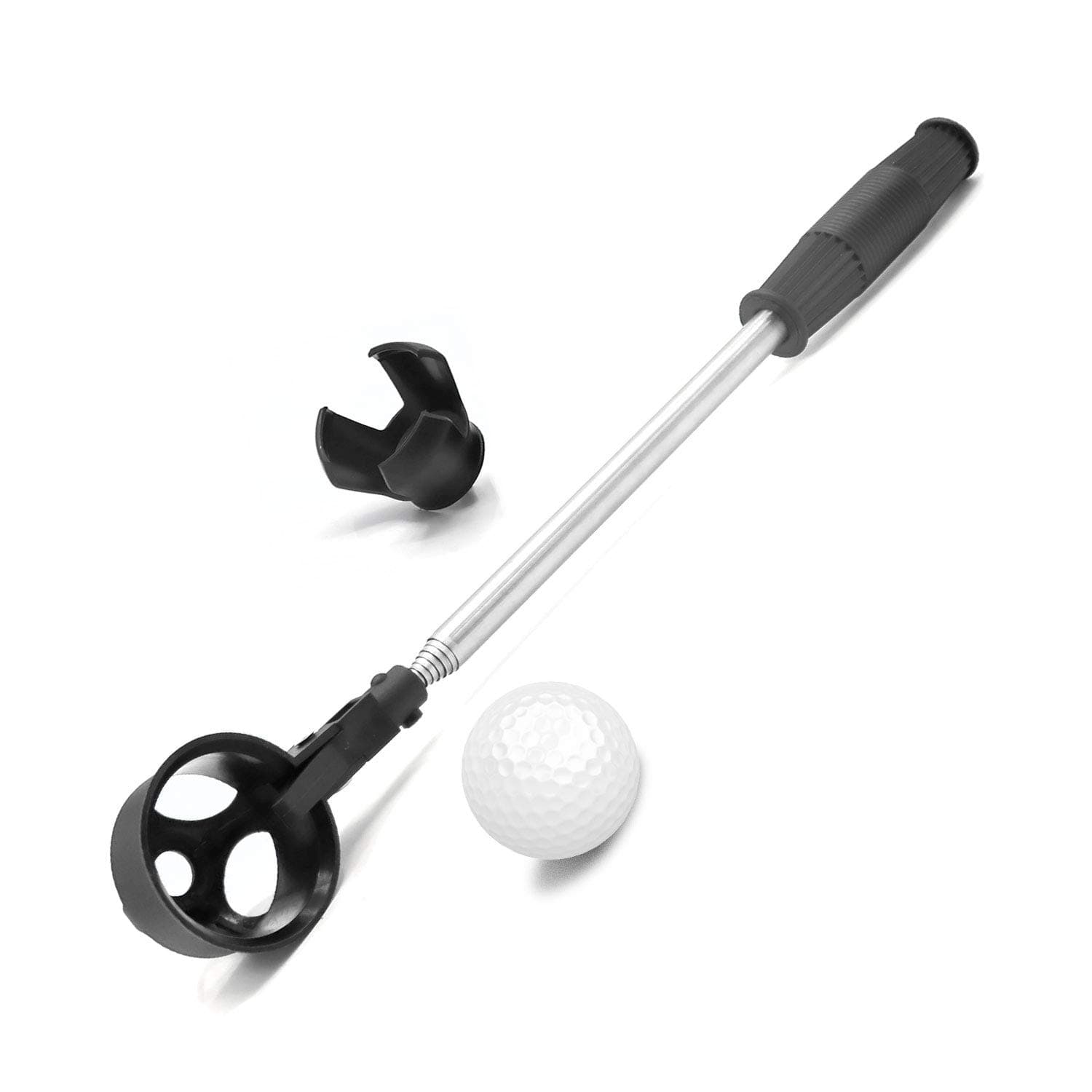 prowithlin Golf Ball Retriever, 6ft/9ft Stainless Telescopic Golf Ball Retriever for Water w/Golf Ball Putter Grabber Claw Sucker Tool, Golf Accessories Golf Gift for Men, Weight: 0.5 Lbs