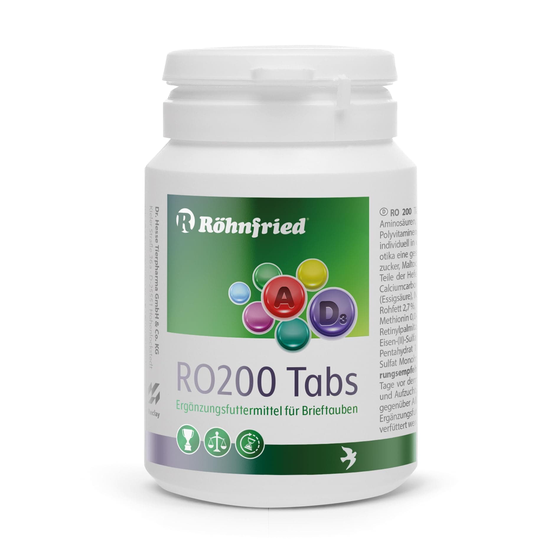 Rohnfried RO Tabs, (Prebiotic + electrolyte + amino-acids + minerals + vitamins)