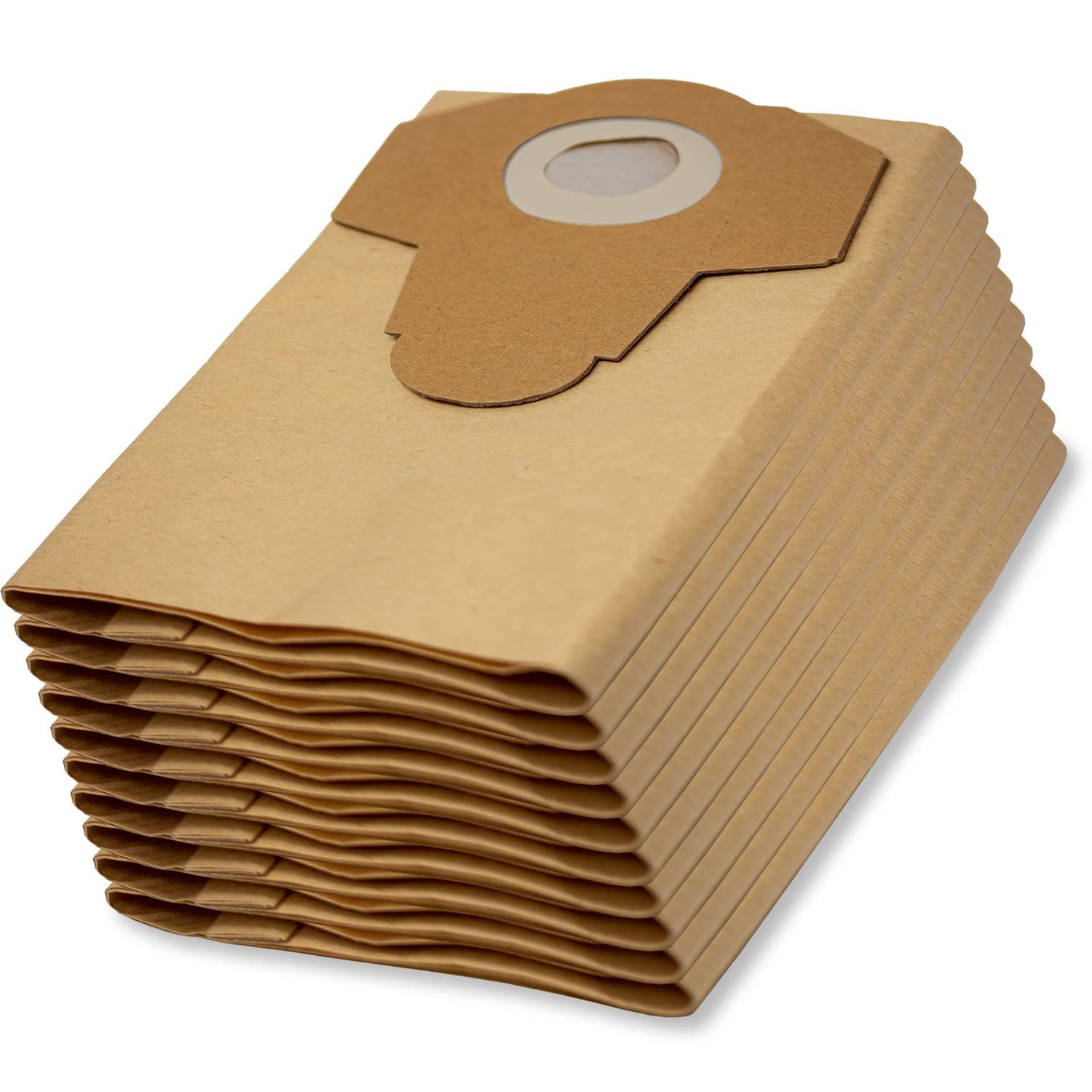 10 Original Parkside Lidl Vacuum Cleaner Bags for Wet/Dry Vacuum Cleaners PNTS 1250, 1250/9, PNTS 1300 A1, B2, C3, D3, E4, F5, PWD 12 A1, PAS 500 D3