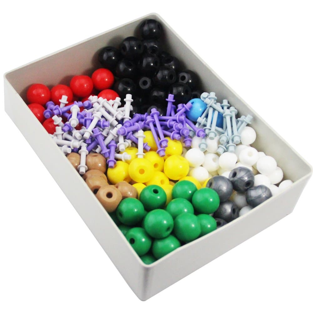 Mererke Advanced Organic and Inorganic Chemistry, 142 Atom Parts Molecular Model Teaceher &Student Set Kit (MM-X4)